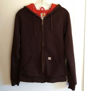 Carhartt Thermal Lined Full Zip Hoodie Women's XS